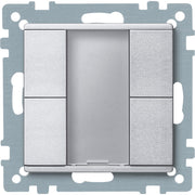 Merten - Bussystem-Tastsensor Taster 2f. plus alu 627660