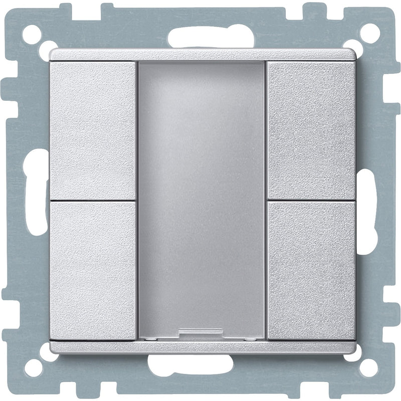 Merten - Bussystem-Tastsensor Taster 2f. plus alu 627660