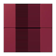 Jung - Abdeckung/Bedienelement für Installationsschalterprogramme Tastensatz 2fach LC 502 TSA 255 le rubis