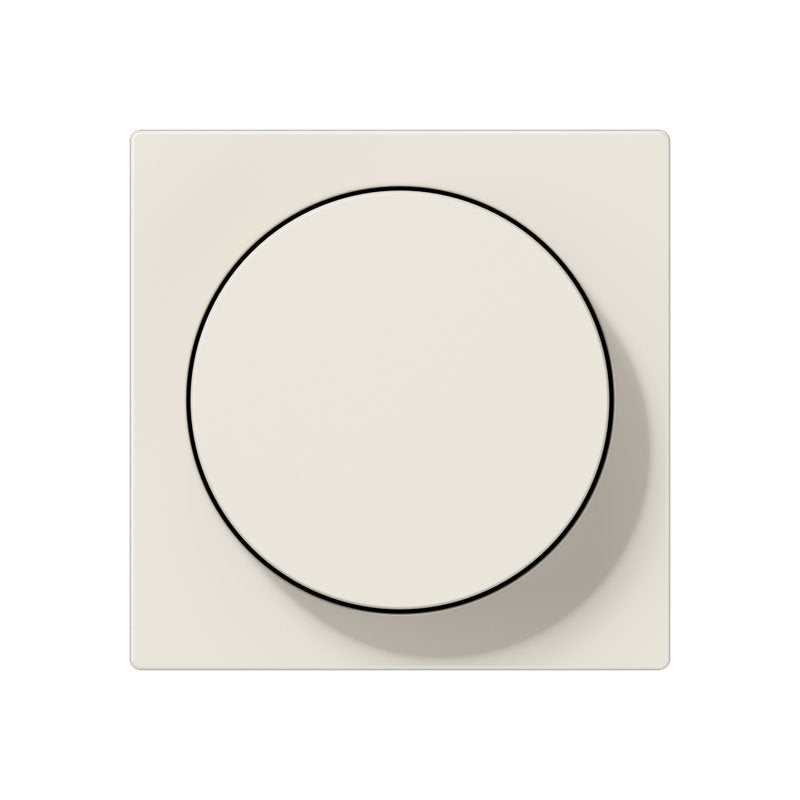 Jung - Abdeckung/Bedienelement für Installationsschalterprogramme Abdeckung mit Drehknopf A 1740 Duroplast, Serie AS