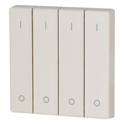Eaton - Abdeckung/Bedienelement für Installationsschalterprogramme Wippe 4-fach CWIZ-04/42 creme glänzend 1/0