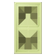 Jung - Abdeckrahmen Rahmen 2-fach LC 982 222 vert jaune clair