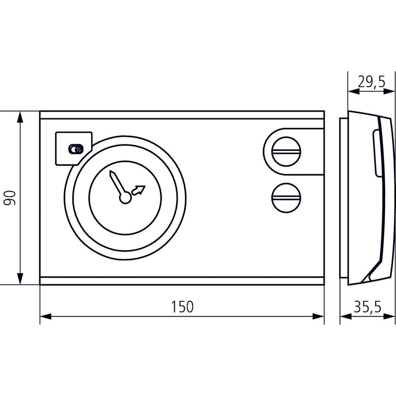 Theben - Raumthermostat/Uhrenthermostat Uhrenthermostat RAMSES 782