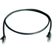 Telegärtner - Patchkabel Kupfer Patchkabel U/UTP C.6 1,0m 100008058 MP8 250,LSZH,sw,1:1