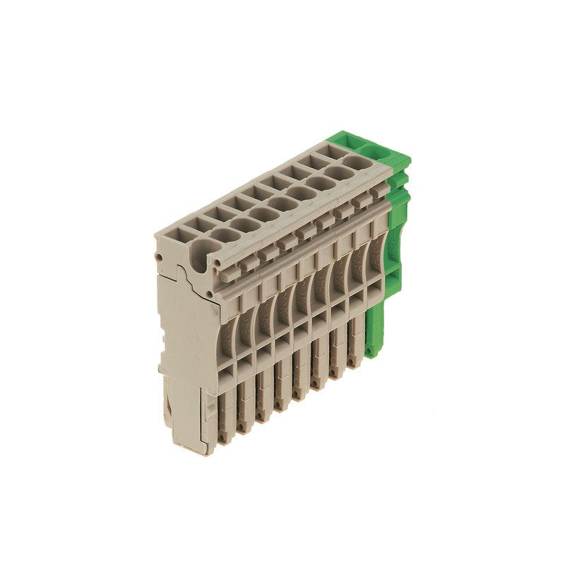 Weidmüller - Zubehör/Ersatzteile für Klemmen Stecker ZP 2.5/1AN/10 GN/BE Steckanschl.,2.5mm² − 20 Stück