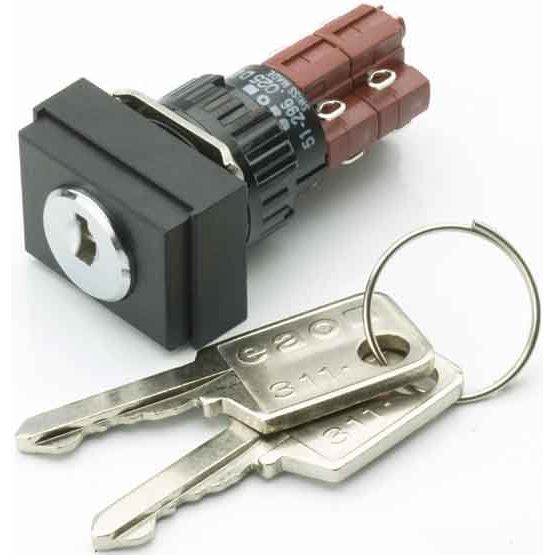 Eao - Wahlschalter, Komplettgerät Schlüsselschalter 51-155.022D 2-St.,R,SP,1Ö+1S,L/S  − 1 Stück