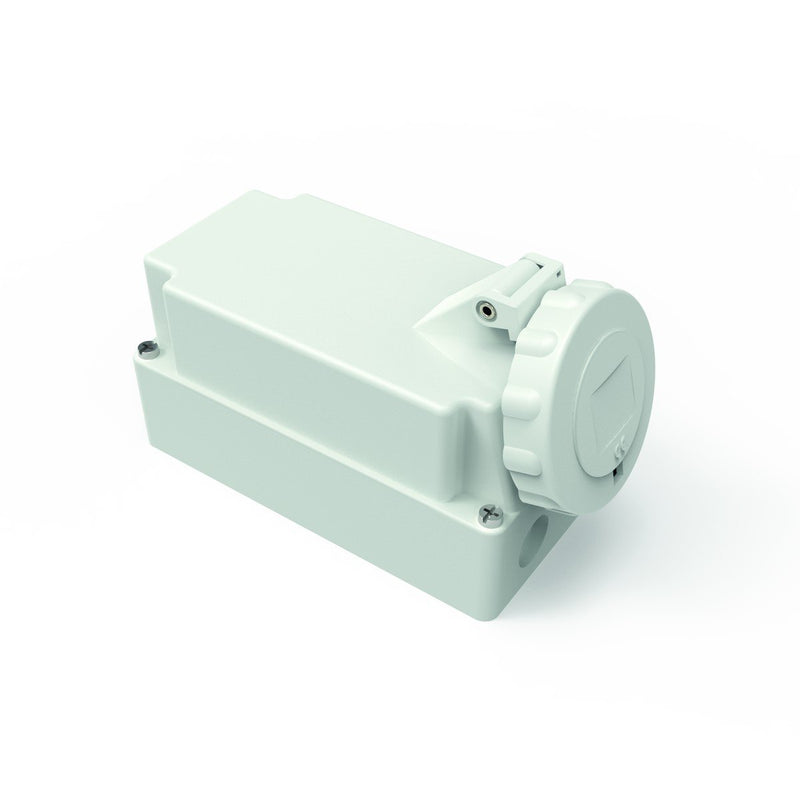 Bals Elektrotech - CEE-Steckdose (IEC 60309) Wandsteckdose 11667 5p >50V grau 1h