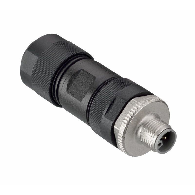 Leuze - Rundsteckverbinder, feldkonfektionierbar (Industriesteckverbinder) Stecker S PL-M12-5A-K