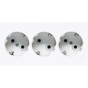 Jung - Schalter-/Steckdosenkombination SCHUKO Steckdose LS923WW 3-fach