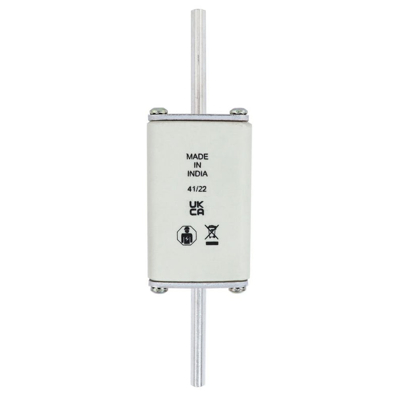Eaton - Messersicherung Sicherungseinsatz Nieders. NH FUSE 80#80NHG02B 80A AC 500V 120kA − 3 Stück