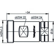Telegärtner - Koax-Steckverbinder 7-16-Kabelbuchse SIMFIX 100024481 G23 (1/2Z FLEX)