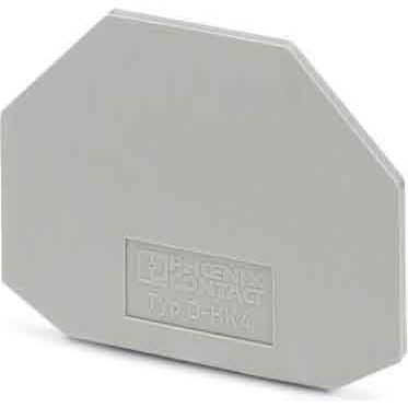 Phoenix Contact - Abschluss- und Zwischenplatte für Reihenklemme Deckel D-HK 4 B=2,3mm, gr − 50 Stück