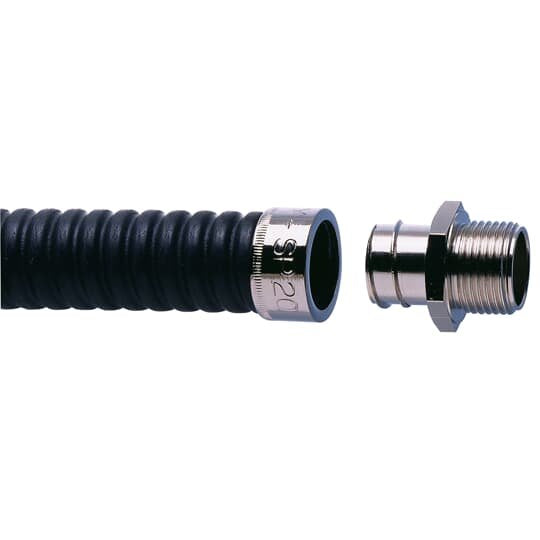 ABB Stotz S&J T&B - Metall-Schutzschlauch-Verschraubung Verschraubung TypA SP40/M40/A IP54-M40 MS-vernick. − 2 Stück