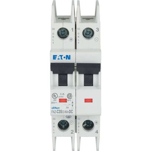 Eaton - Leitungsschutzschalter 2p. FAZ-C35/2-NA-DC 35A Charakt.: C, DC