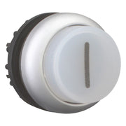 Eaton - Frontelement für Drucktaster Leuchtdrucktaste M22-DLH-W-X1 hoch,weiss,beschr. − 5 Stück