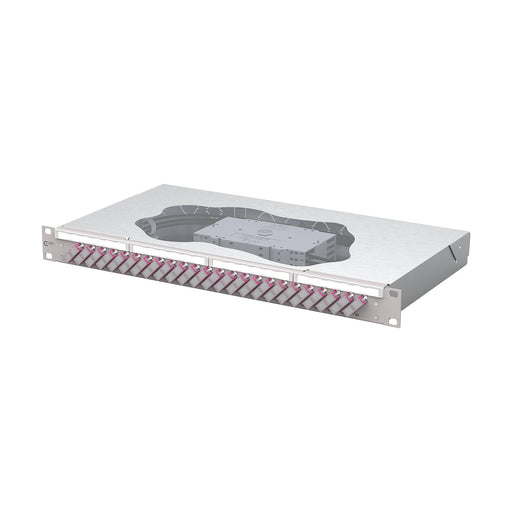 Metz Connect - Patchpanel LWL Patchfeld splice 150457BB24-E 24xSC-D OM4