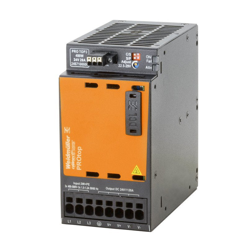 Weidmüller - Gleichstromversorgung Schaltnetzteil PRO TOP3 480W 24V20A 24V 20A