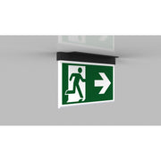 RP-Technik - Sicherheitsleuchte LED-Rettungszeichenleuchte AMC009ML-AZ ZB + ML, anthrazit