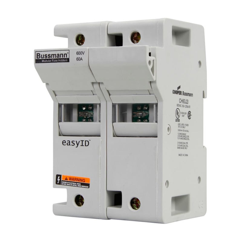 Eaton - Halter für zylindrische Sicherung Sicherungshalter CH60J2I 60 A, AC 600 V − 3 Stück