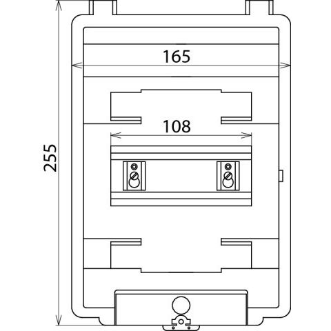 DEHN - Leergehäuse Isolierstoffgehäuse IGA 6 IP54 AP-IP54 f.REG.-6TE