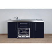 Stengel - Mini-Küche Miniküche Premiumline MPGSSM180AKSGSIKFrBl Schwarz matt