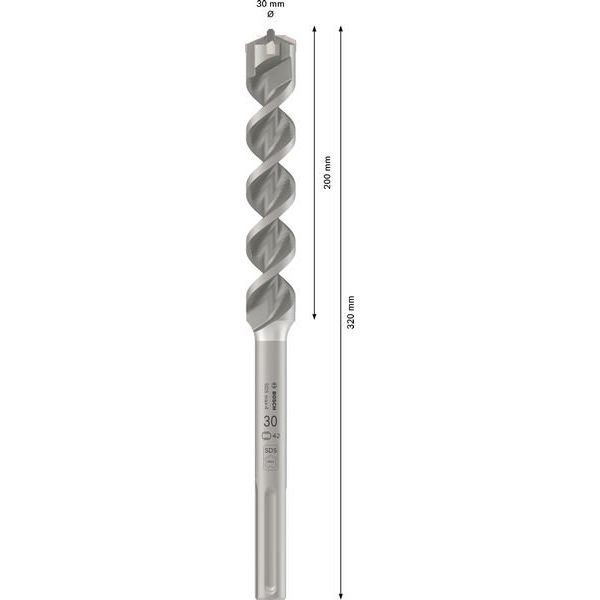 Bosch - Bohrer PRO SDS max-4 2608685872 Hammerbohrer 30 x