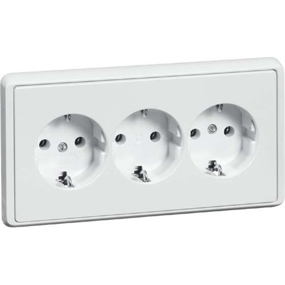 Peha - Schalter-/Steckdosenkombination Steckdose 3f.rws D 95.6513.02