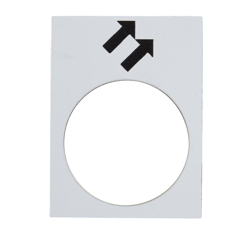 Schneider Electric - Bezeichnungsschild für Befehlsgeräte Symbolschild ZB2BY4964 sw