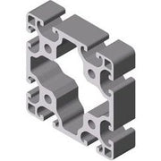 Item - Stiel/Profilschiene Profil 3000mm 0.0.453.02 natur, 80x80