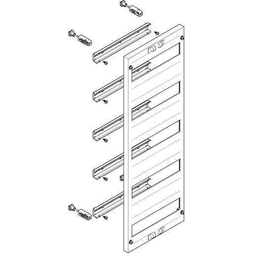 ABN - Verteilerfeld für Installationsverteiler ESPRO-Modul MF1520 flach BxH:250x750mm