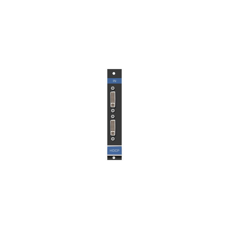 Kramer - Netzwerkadapter DVI (HDCP) Eingangskarte HDCP-IN2-F16/STANDAL 2-Kanal