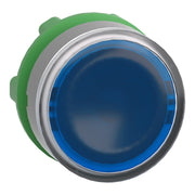 Schneider Electric - Frontelement für Drucktaster Leuchtdrucktaster ZB5AA68C0 blau, 22mm, in grau