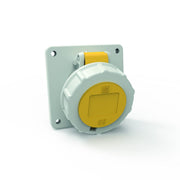 Bals Elektrotech - CEE-Anbausteckdose (IEC 60309) Anbausteckdose Neigung 129171 16A 3p 110V 4h IP67 − 10 Stück