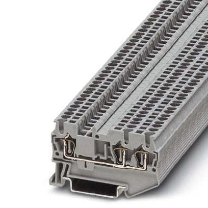 Phoenix Contact - Durchgangs-Reihenklemme Durchgangsreihenklemme ST 1,5-TWIN RD − 50 Stück