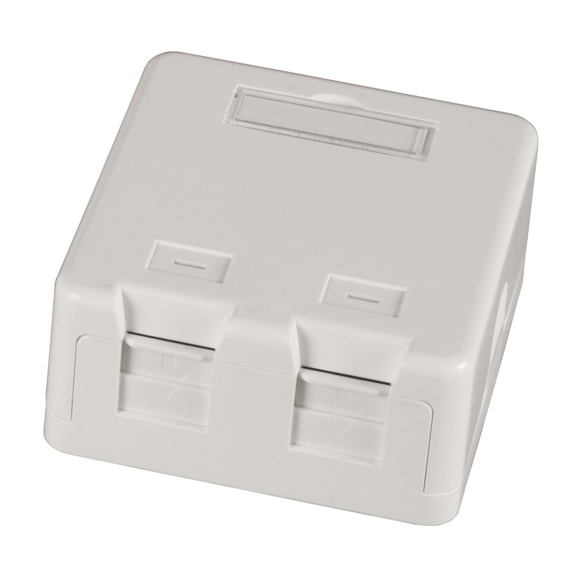 EFB-Elektronik - Kommunikationsanschlussdose Kupfer Industrie Keystone Verteilerbox ET-25168 Aufputz, 2-Port