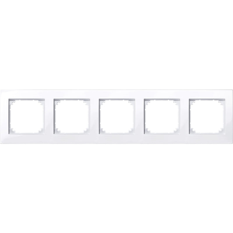 Merten - Abdeckrahmen M-PLAN-Rahmen 5f. aws/gl 515525