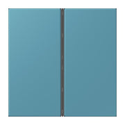 Jung - Abdeckung/Bedienelement für Installationsschalterprogramme Tastensatz 2fach LC 402 TSA 212 ceruleen vif