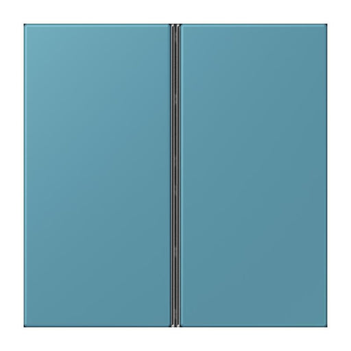 Jung - Abdeckung/Bedienelement für Installationsschalterprogramme Tastensatz 2fach LC 402 TSA 212 ceruleen vif