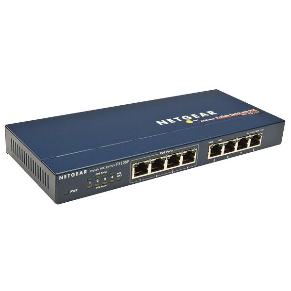 Grothe - Netzwerk Switch POE-Switch IP 1039/44 8x RJ45-Ports