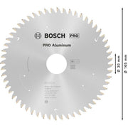 Bosch - Kreissägeblatt PRO Aluminium cordless 2608837764 Kreissägeblatt 165 x