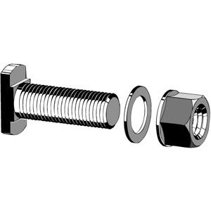 Niedax - Montagematerial für Kabeltragsystem Langlochschraube LLS
