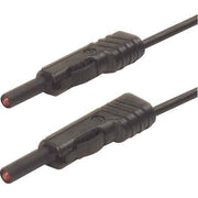 SKS Kontakttechnik - Zubehör/Ersatzteile für Prüf- und Messgeräte (Elektro) Meßleitung MLB 100/1 V sw − 25 Stück