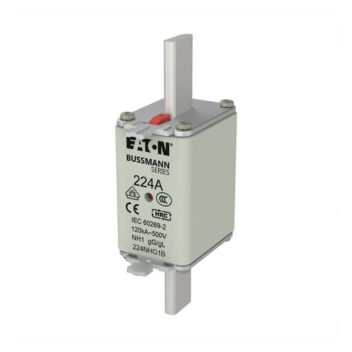 Eaton - Messersicherung Sicherungseinsatz Nieders. NH FUSE 22#224NHG1B 224A AC 500V 120kA − 3 Stück