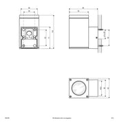 EVN Lichttechnik - Decken-/Wandleuchte Wandanbauleuchte 1flg.anth 484016N IP54 GU10 220-240V