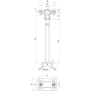 DEHN - Leitungshalter für Blitzschutz HVI-L+ Ex P160 holder LH ZS 18 EX #275462
