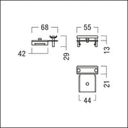 Zumtobel - Mechanisches Zubehör/Ersatzteile für Leuchten Zugentlastung TECTON TZ IP64