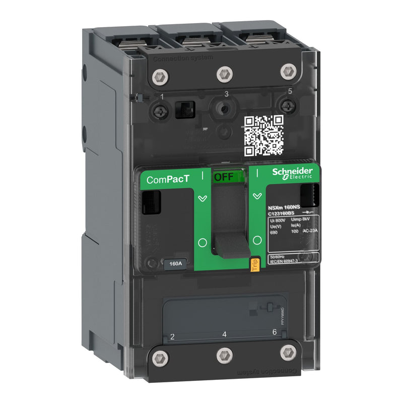 Schneider Electric - Lasttrennschalter ComPacT C123160BS NSXm NA, 3P, 160 A