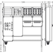 Hensel - Verteilerschrank für Energieversorgung Ladeverteiler Mi EV 22kW 8001 f.8 Ladep. a 22kW