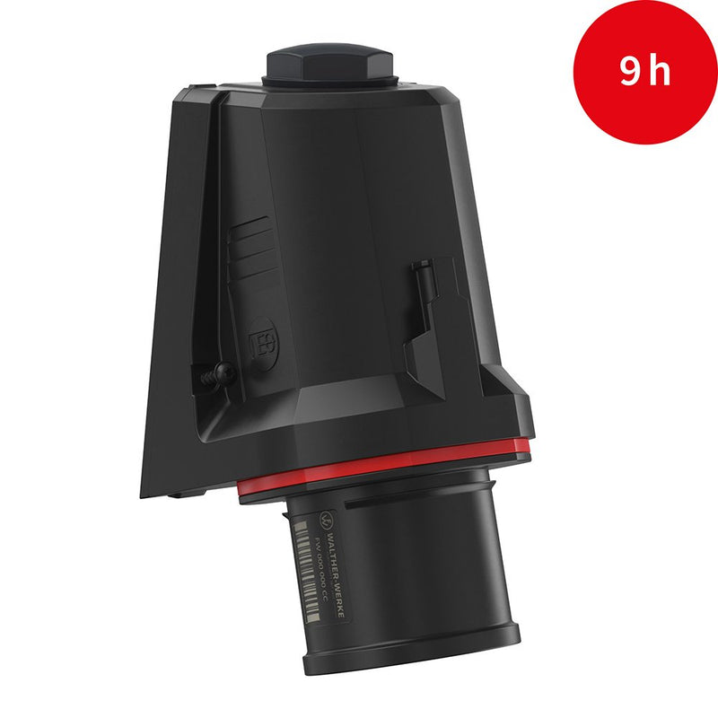 Walther Werke - CEE-Gerätestecker (IEC 60309) CEE NEO Wandgerätestecker FW730309CC schräg 32A 3P 9h
