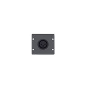 Kramer - Einsatz/Abdeckung für Kommunikationstechnik XLR-Kupplung WA-1XLF(B) Wall-PlateEinsatz,sw